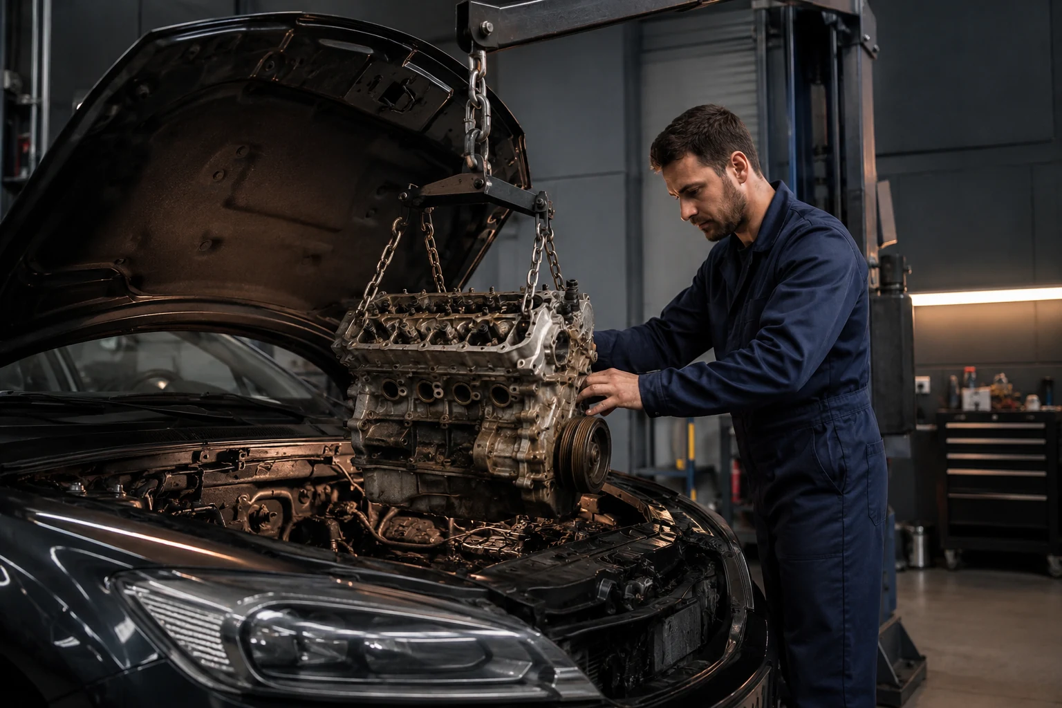 Substituição de Motor Usado: Guia Prático para Oficinas